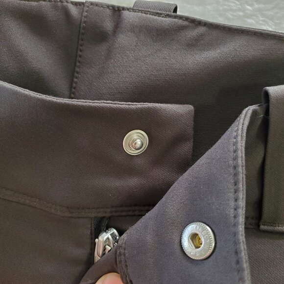 Nau Chocolate Brown Stretch Pants Activewear Hike Outdoor Pants Women's Size 14 - Picture 9 of 16